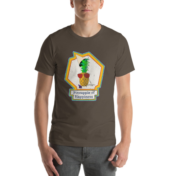 Pineapple of Happiness Short-Sleeve Unisex T-Shirt - Image 3
