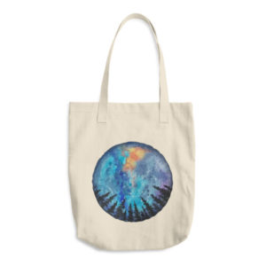 Galaxy Cotton Tote Bag