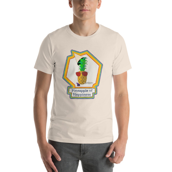 Pineapple of Happiness Short-Sleeve Unisex T-Shirt - Image 5
