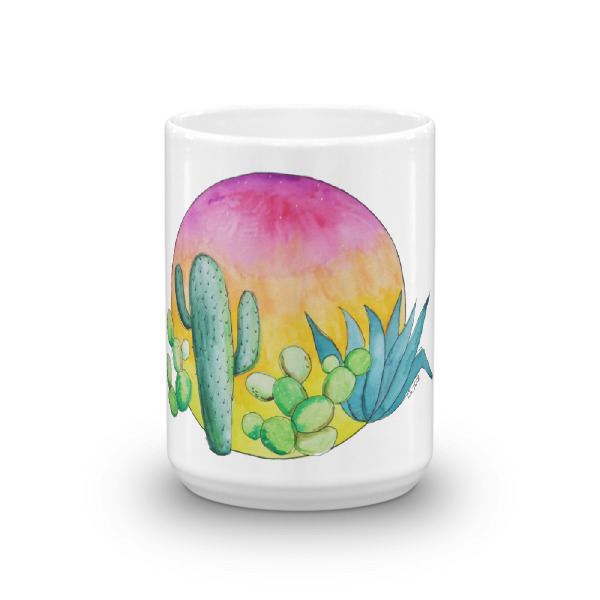 Cactus Sunset Mug - Image 6